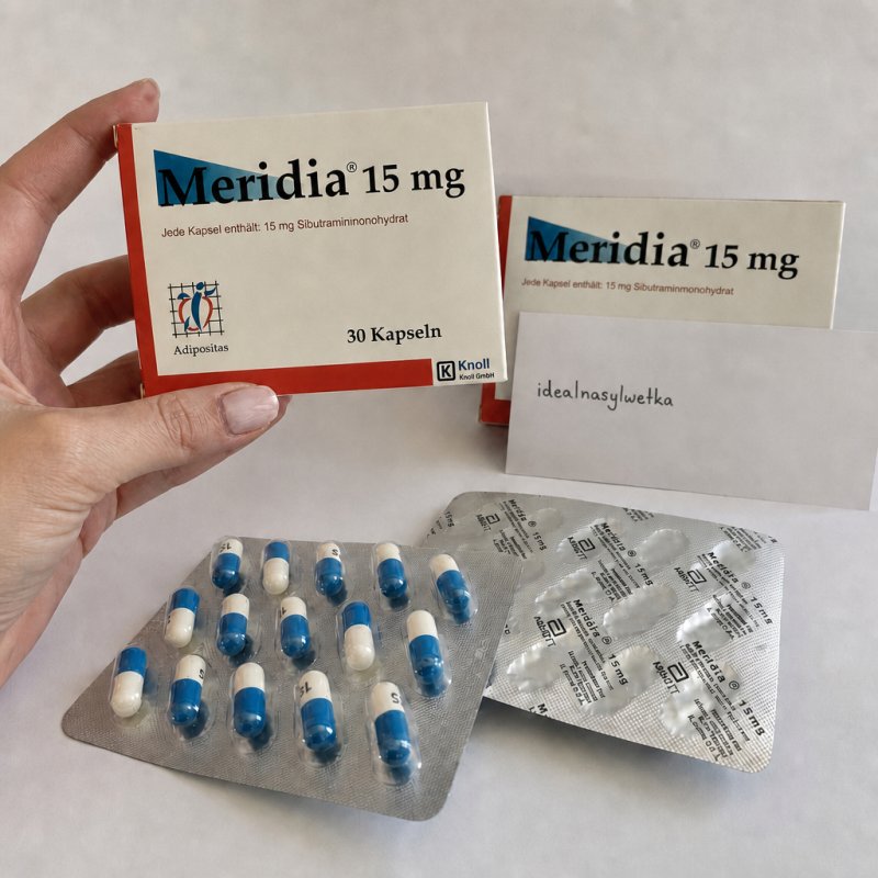 Meridia 15mg 30 kaps Oryginał z Niemiec HIT - 01